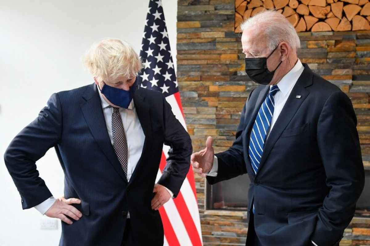 Boris Johnson and Joe Biden.