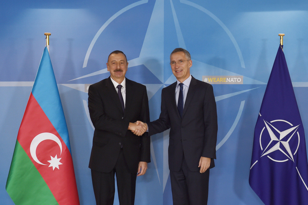 President Ilham Aliyev, NATO Secretary-General Jens Stoltenberg