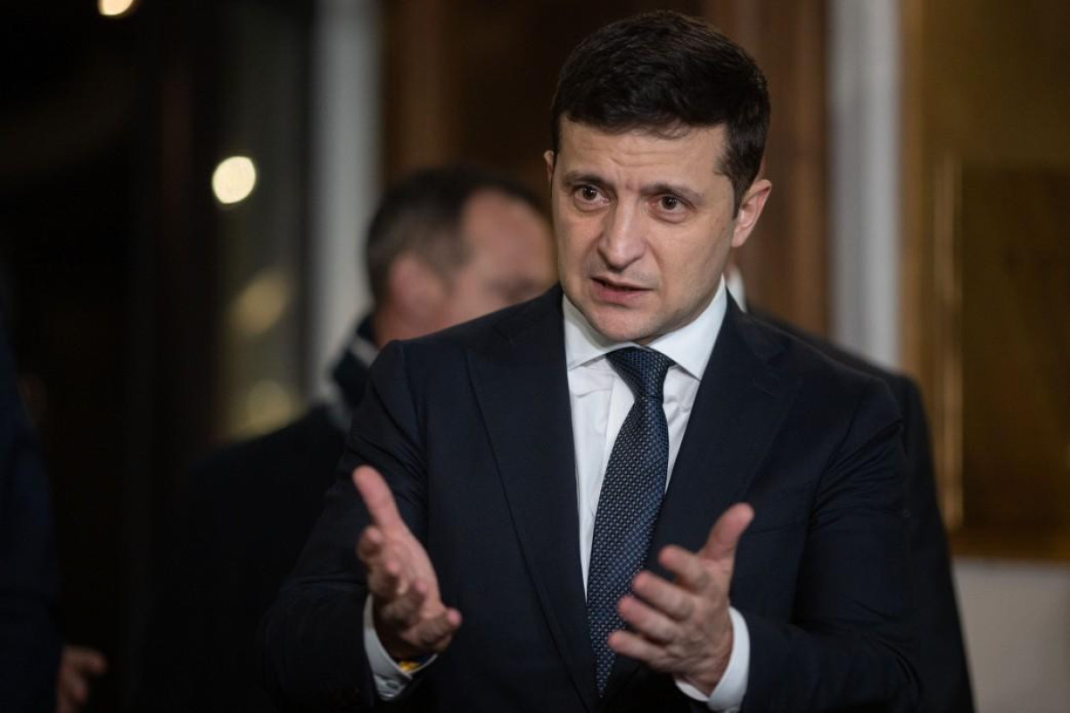  Ukraine's President Volodymyr Zelensky
