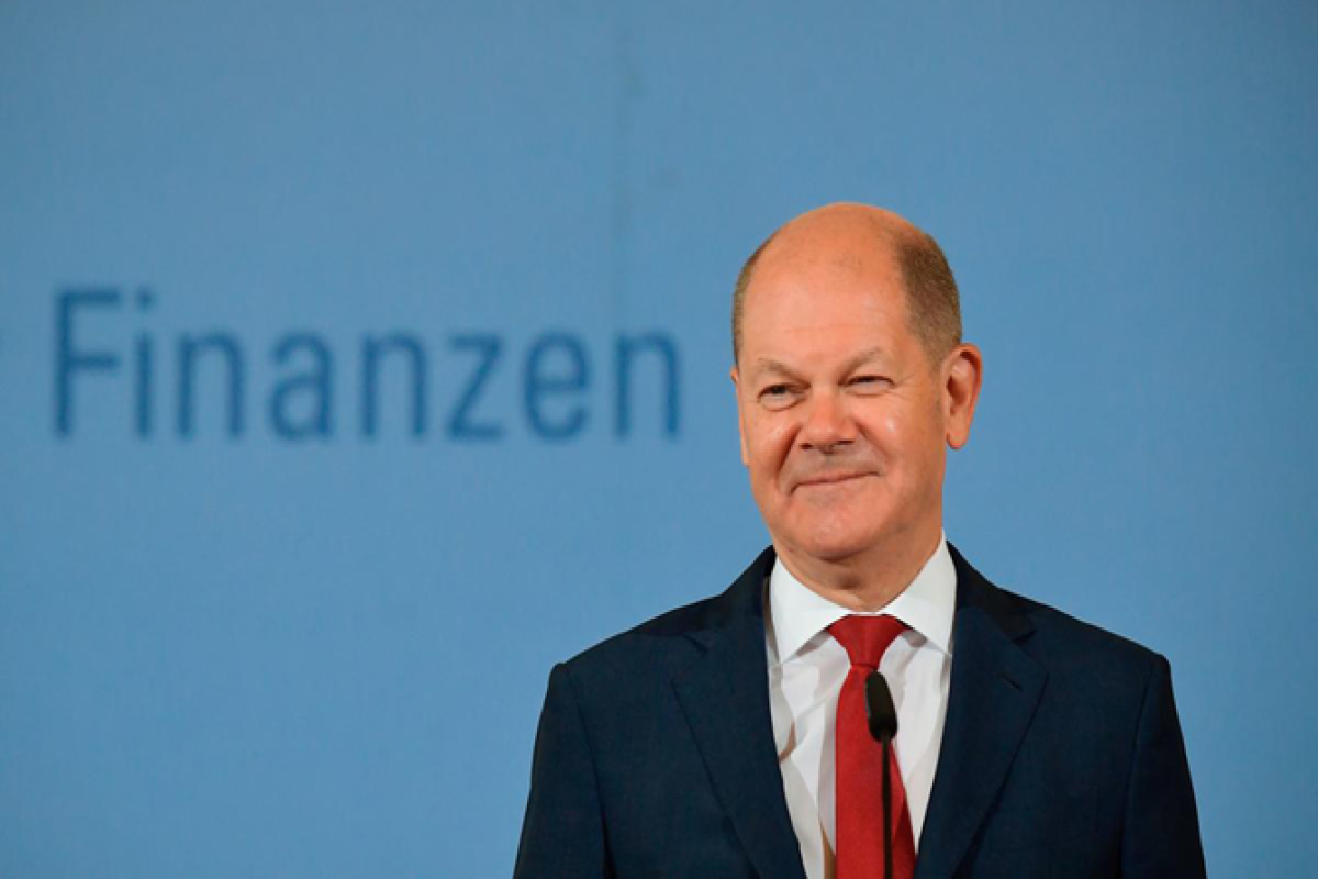 German Chancellor Olaf Scholz