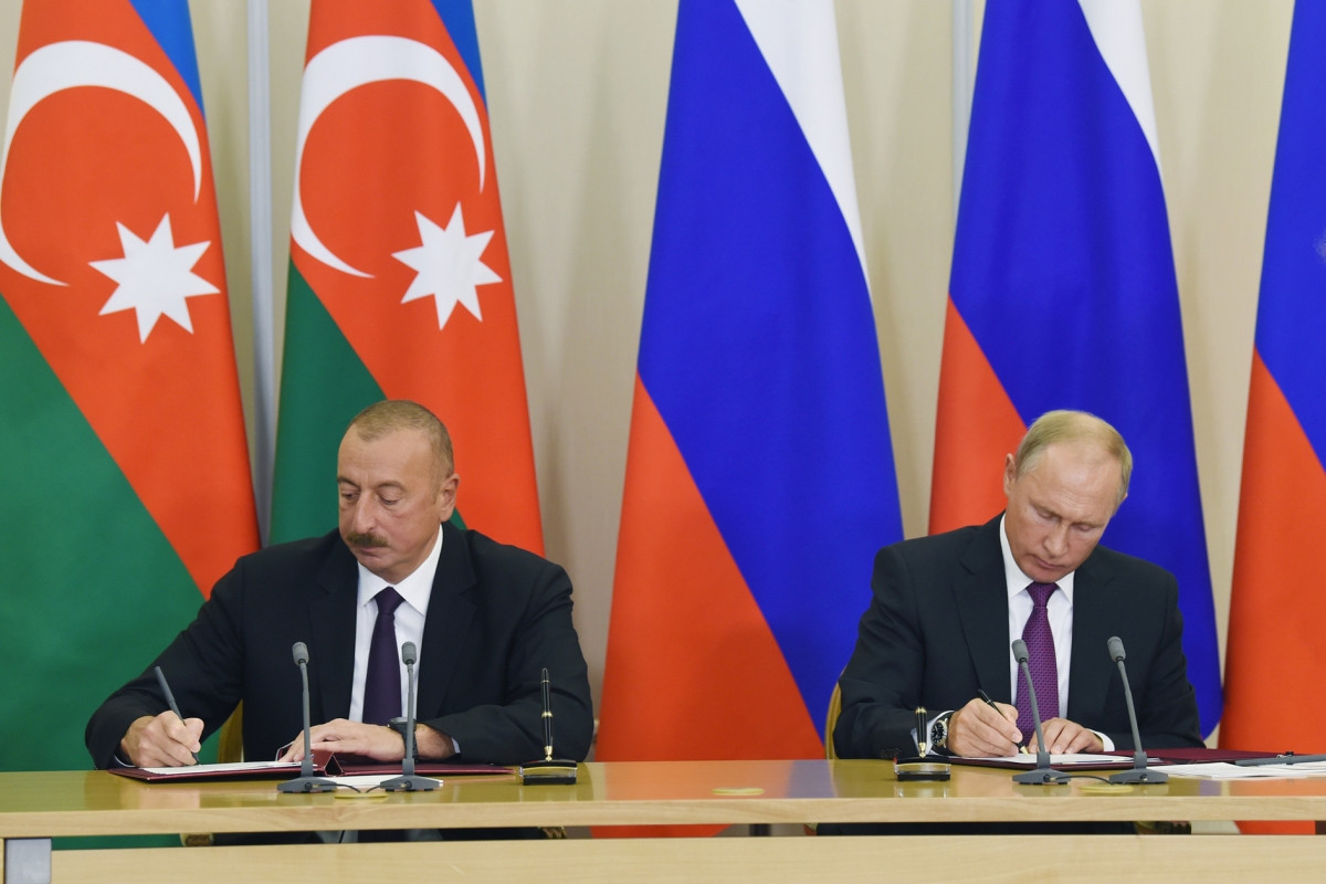 Ilham Aliyev, Vladimir Putin