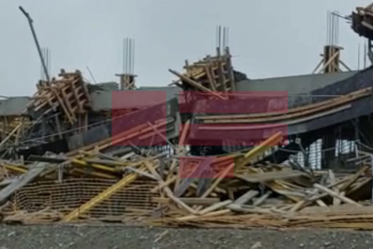 Building under construction in Baku collapsed