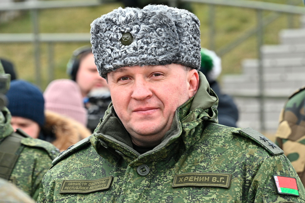 Belarusian Defense Minister Viktor Khrenin