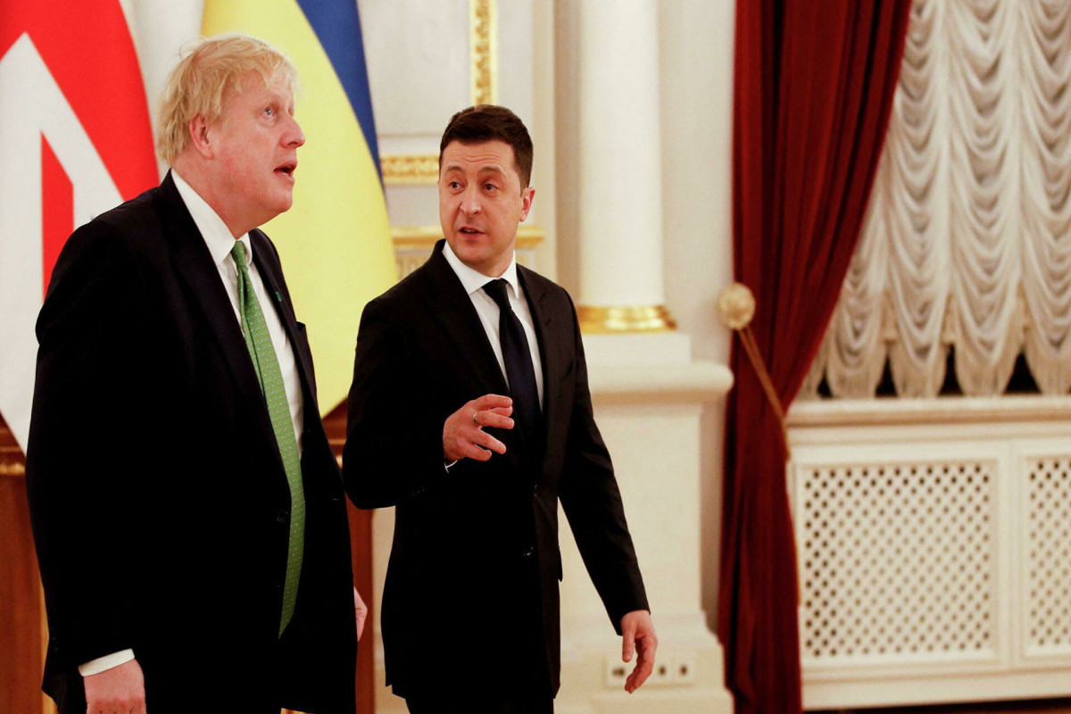 Boris Johnson, Volodymyr Zelenskyy