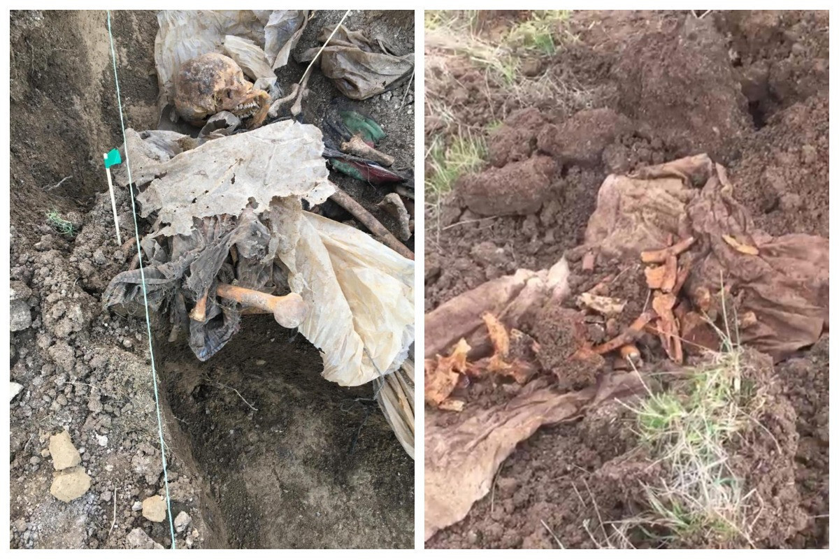 During initial excavations in village of Edilli, remains of 6-7 people were found