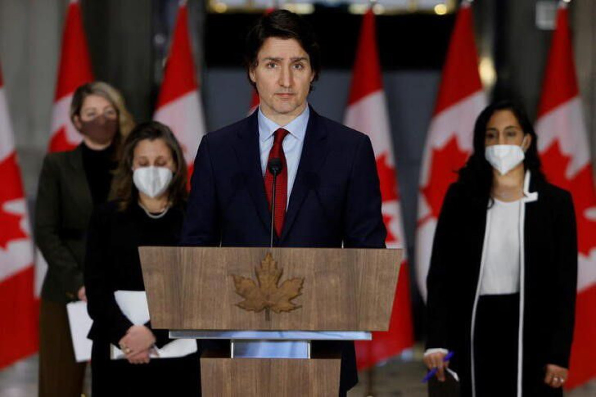 Canada imposes sanctions on Russia's Putin -PM Trudeau