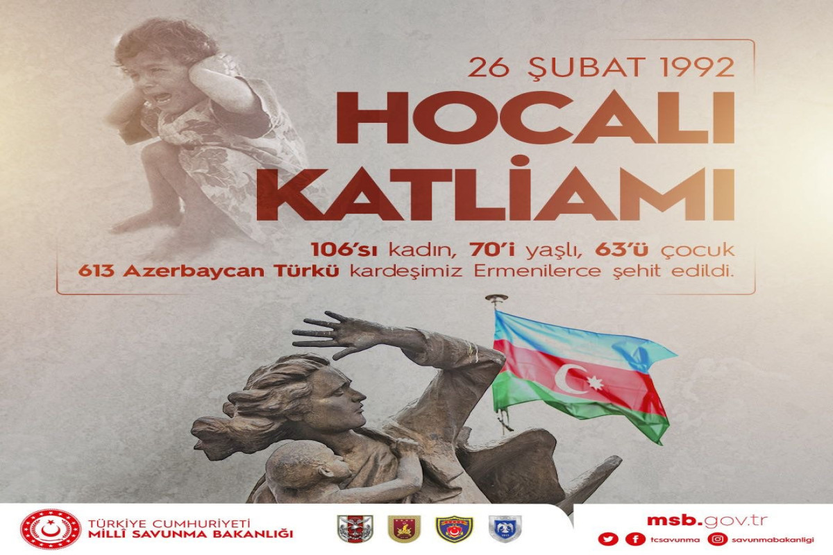Turkish MoD makes post on Khojaly Genocide