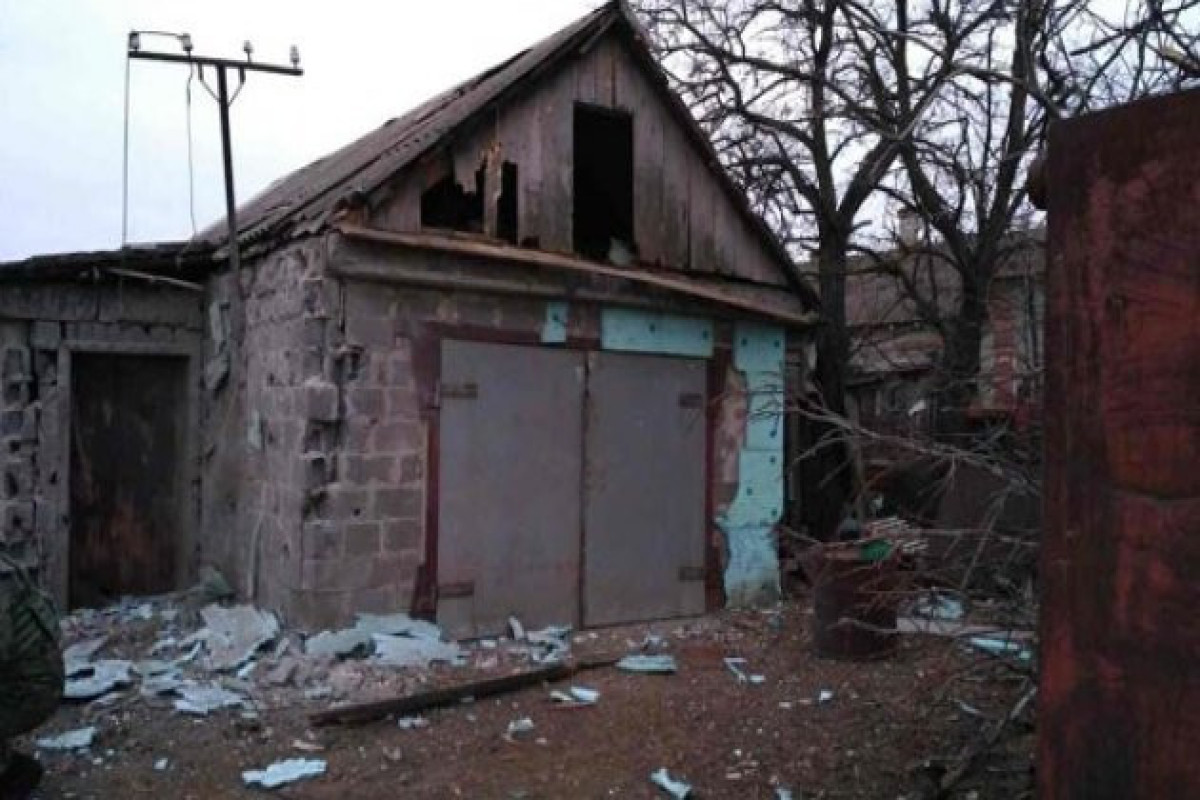 Russian forces launch air strike on village of Sartana