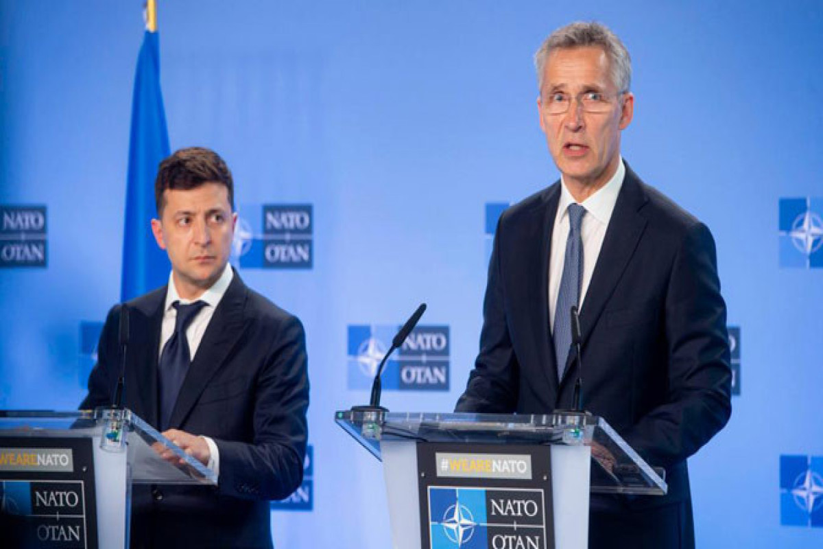 Vladimir Zelenksy and Jens Stoltenberg