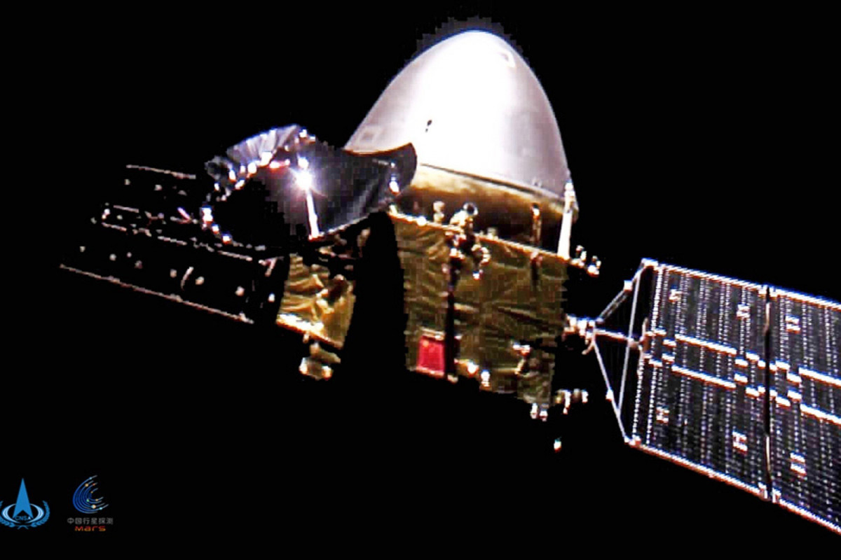 China unveils images of Mars from orbital probe Tianwen-1