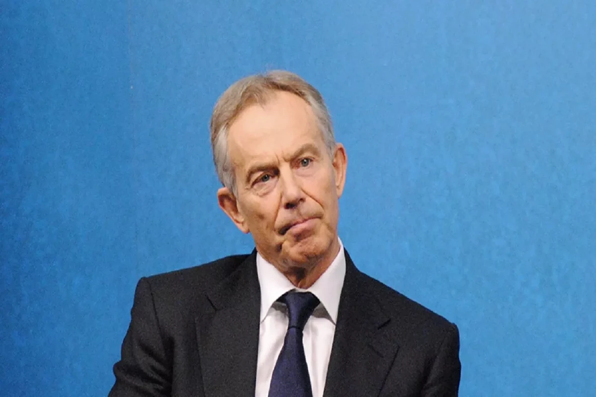 Former British prime minister Tony Blair
