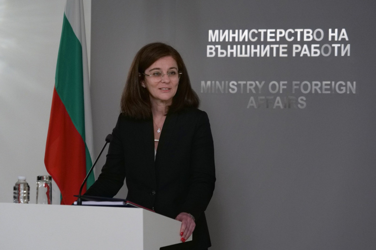 Teodora Genchovska, Bulgaria’s foreign minister