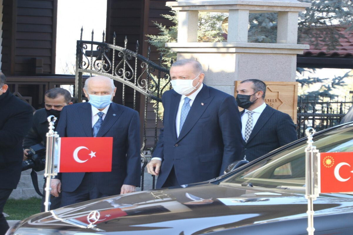 Erdogan, Bahceli hold first meeting in 2022