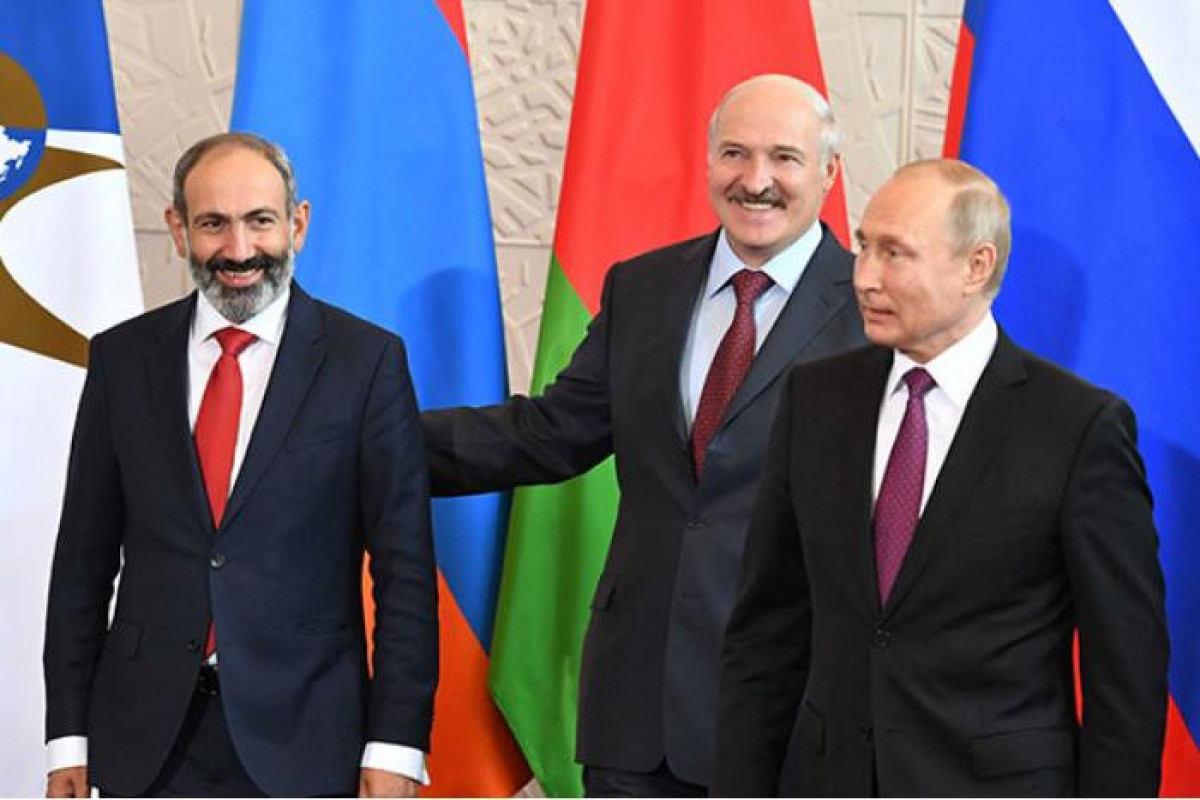 Nikol Pashinyan, Aleksandr Lukashenko, Vladimir Putin