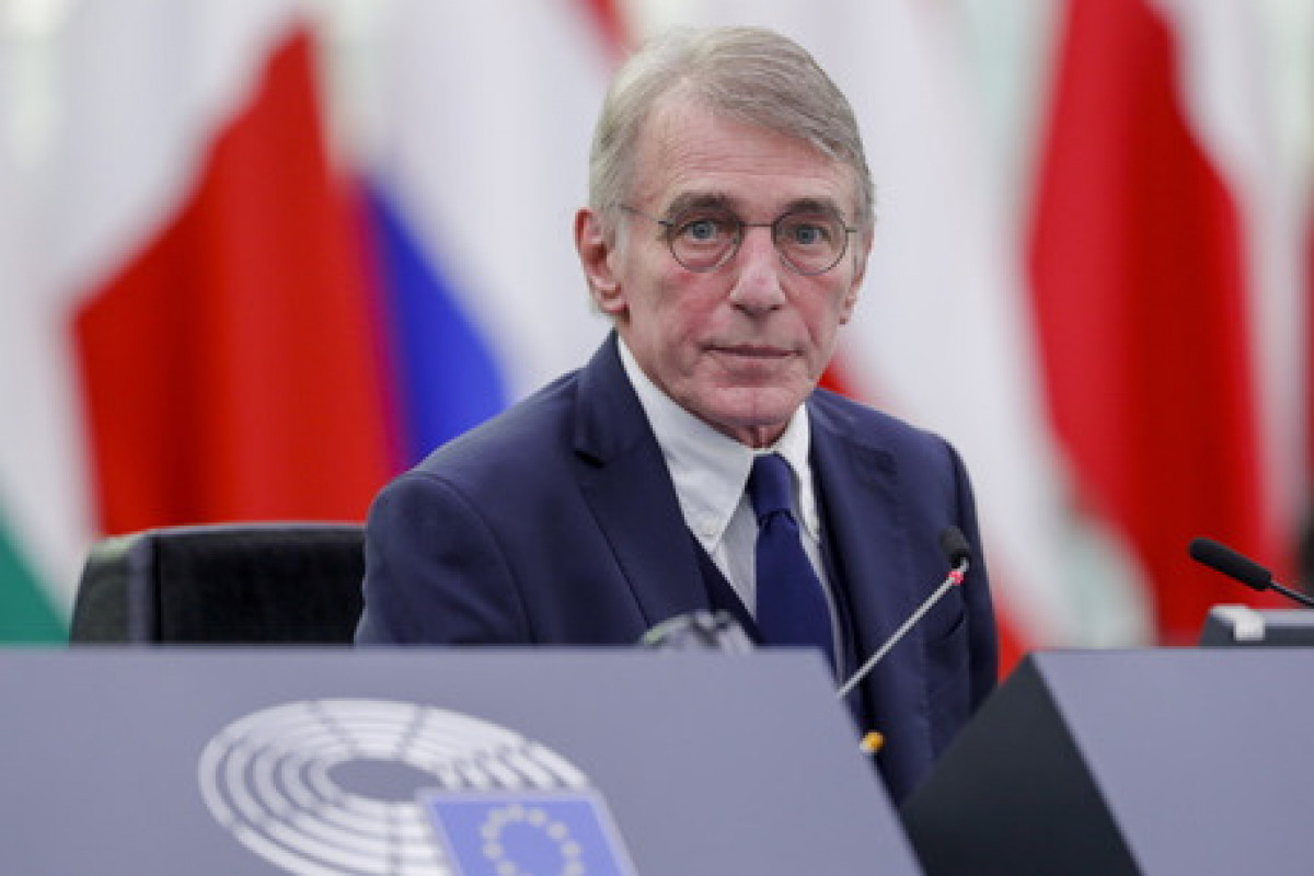 European Parliament president David Sassoli