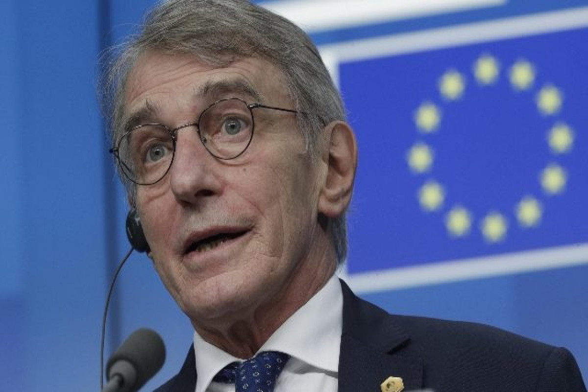 David Sassoli, the president of the European Parliament