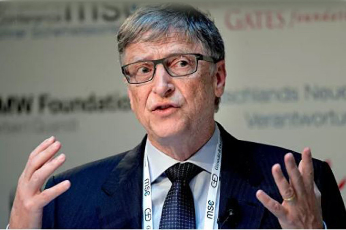 Bill Gates, co-founder of Microsoft and co-chair of the Bill & Melinda Gates Foundation in Seattle