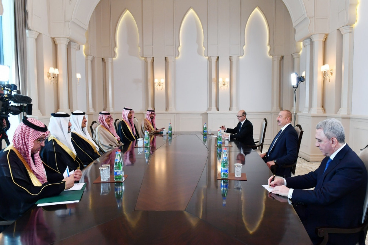 President Ilham Aliyev received delegation led by Saudi Arabia’s energy minister