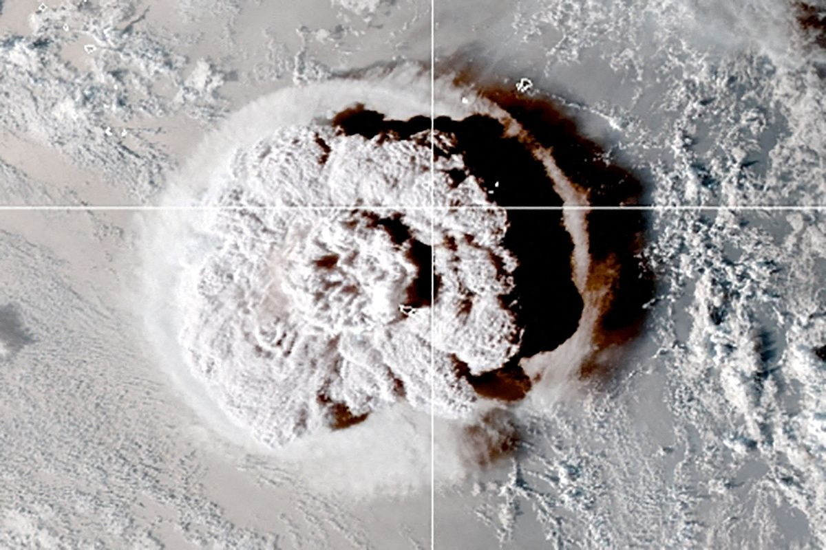 Tsunami observed in American Samoa after Tonga volcano erupts