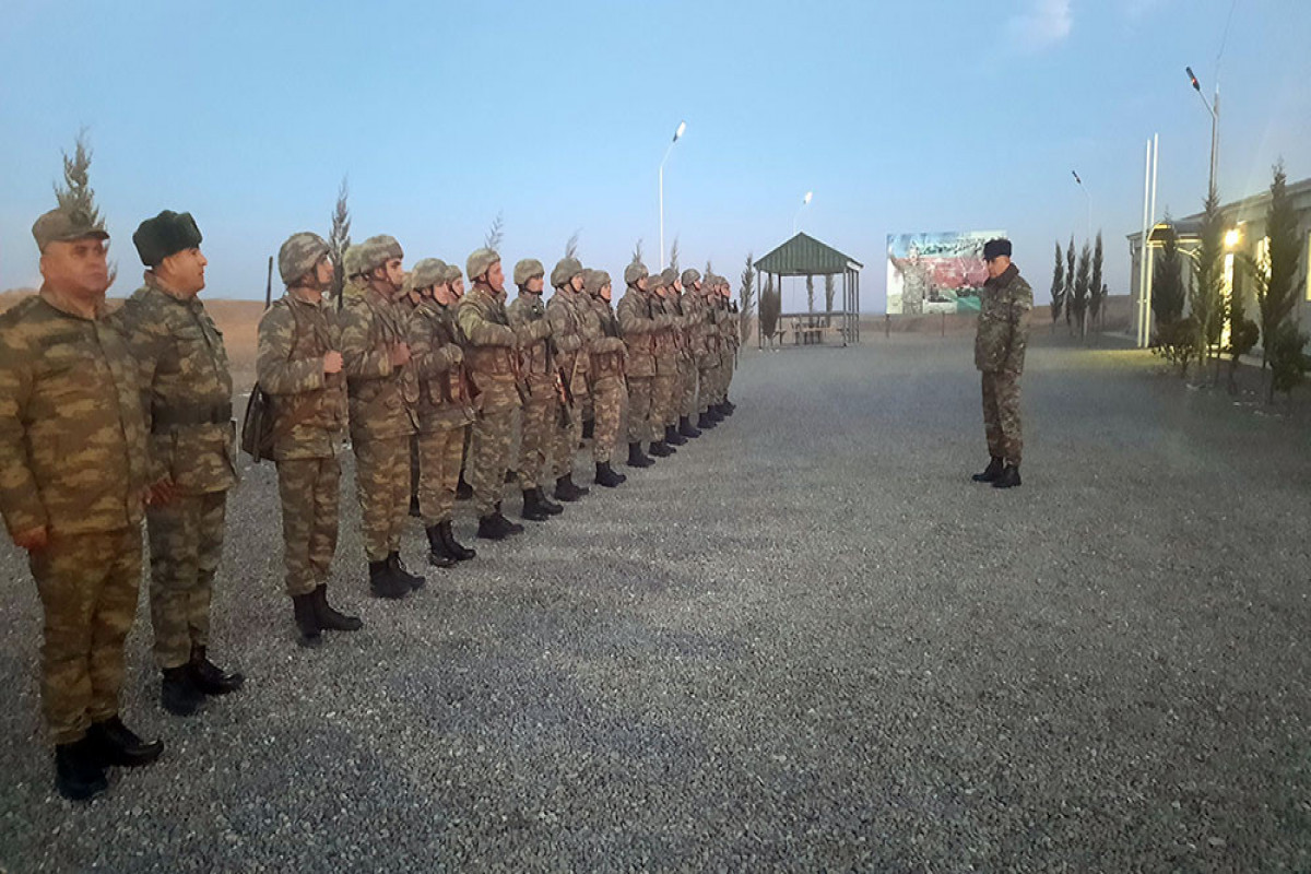 Activities of the military units stationed in the liberated territories were inspected