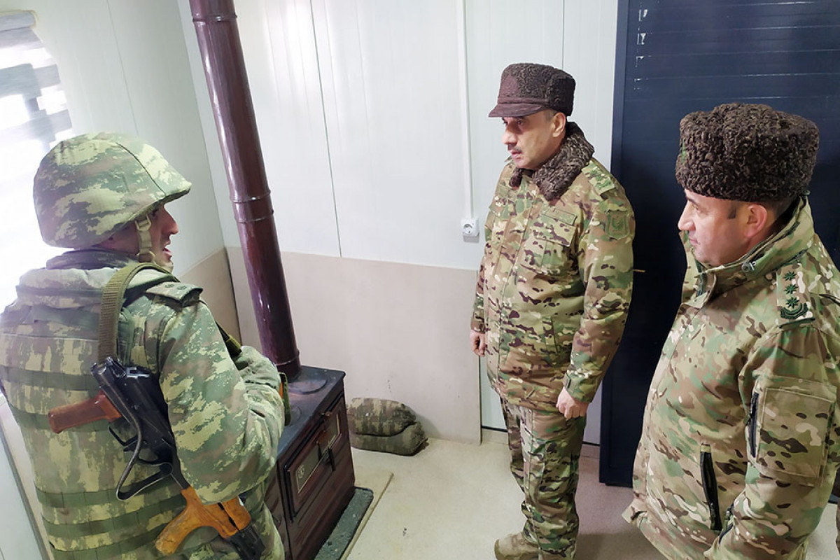 Nizam Osmanov inspected the newly built modular infrastructure on the state border in the direction of Kalbajar-Lachin