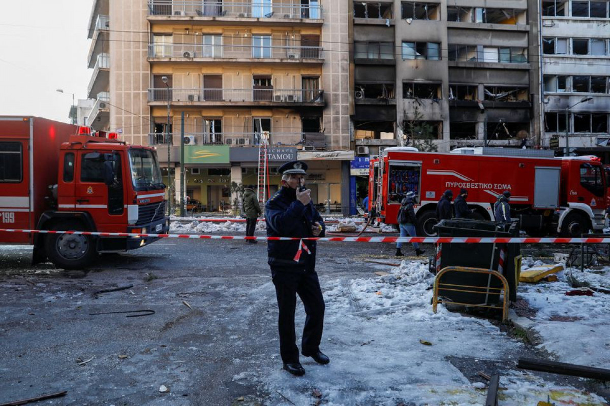 Blast in Greek capital damages buildings, one injured
