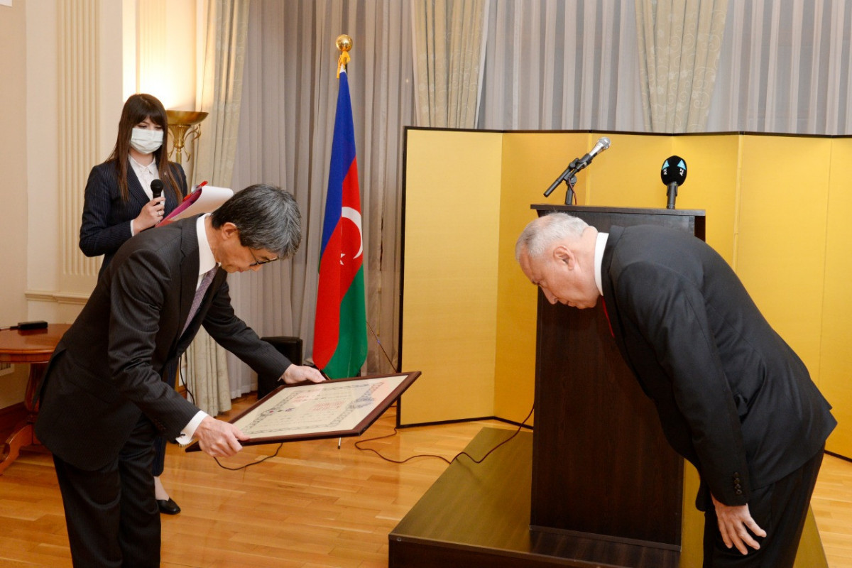 Azerbaijani scientist awarded the Order of the Rising Sun of Japan-PHOTO 