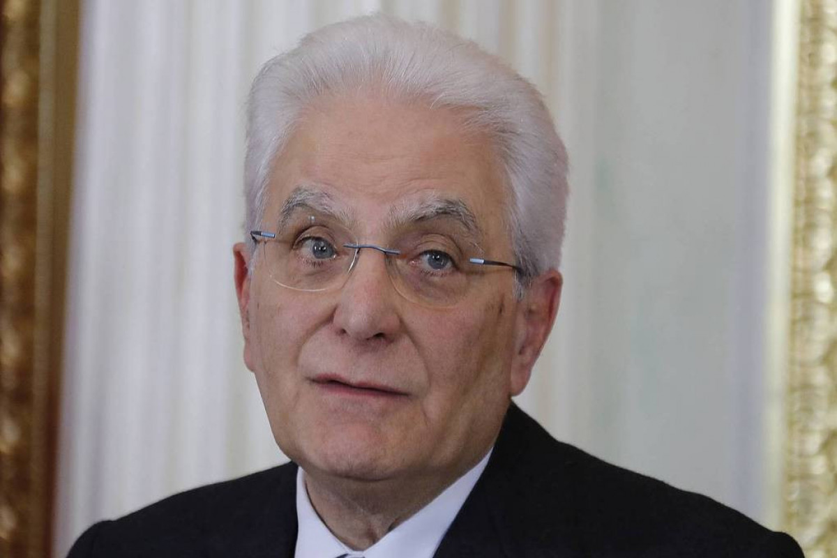  Italy’s President Sergio Mattarella