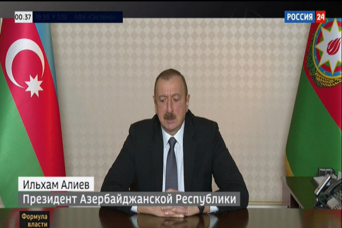 President of Azerbaijan Ilham Aliyev