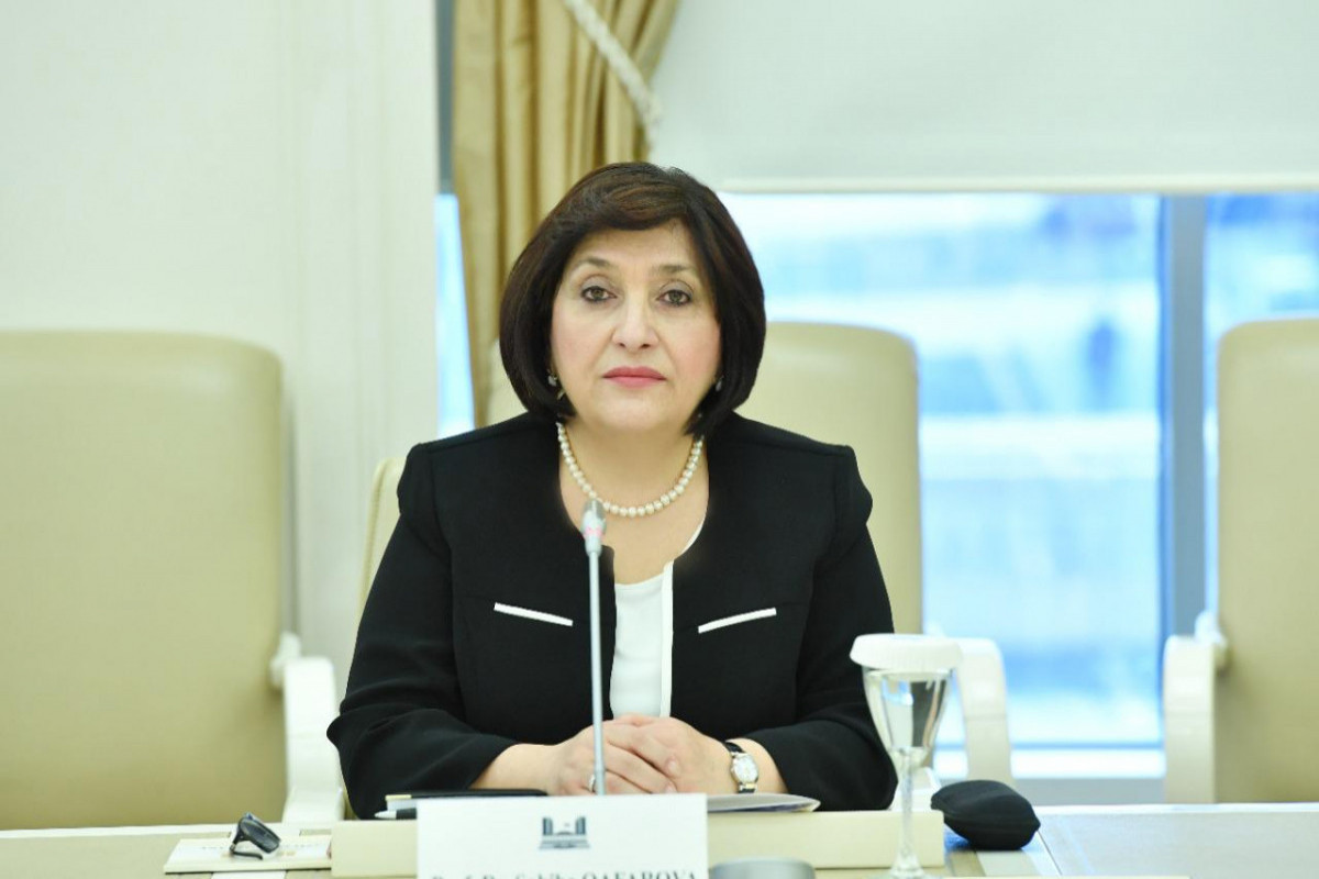 Sahiba Gafarova, Chair of the Milli Majlis,