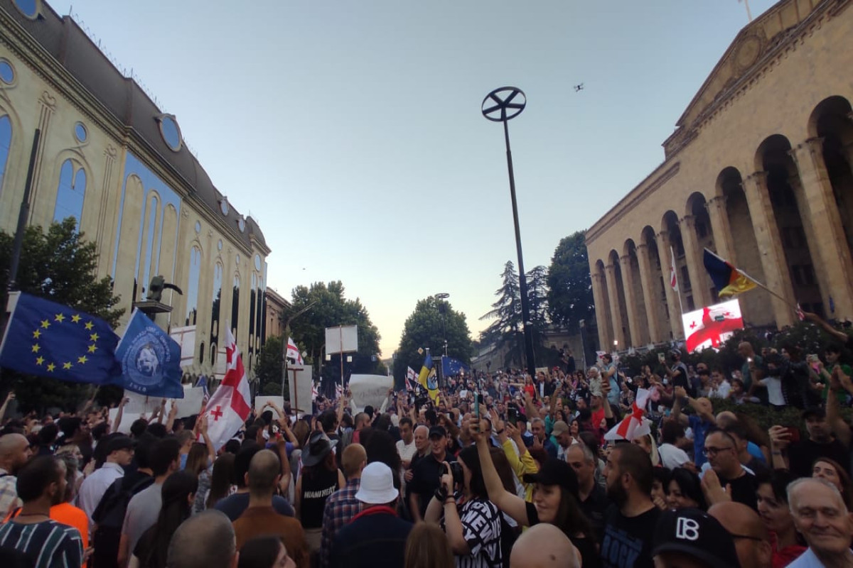 Thousands call for government to step down in Georgia