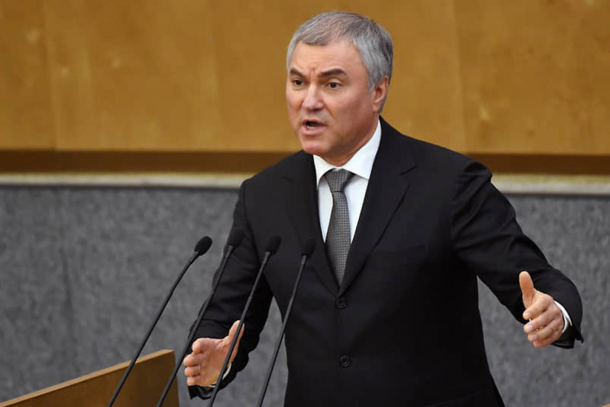 Vyacheslav Volodin, speaker of the State Duma