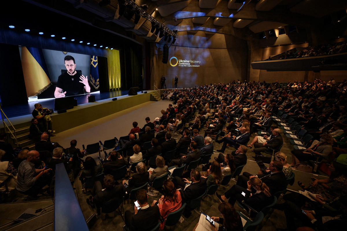 Reconstruction of Ukraine is a "common task" of the democratic world, Zelensky says