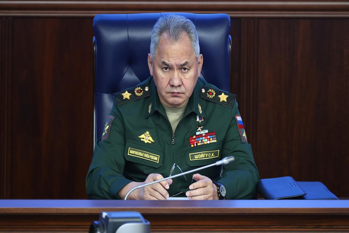 ussian Defense Minister Sergei Shoigu 