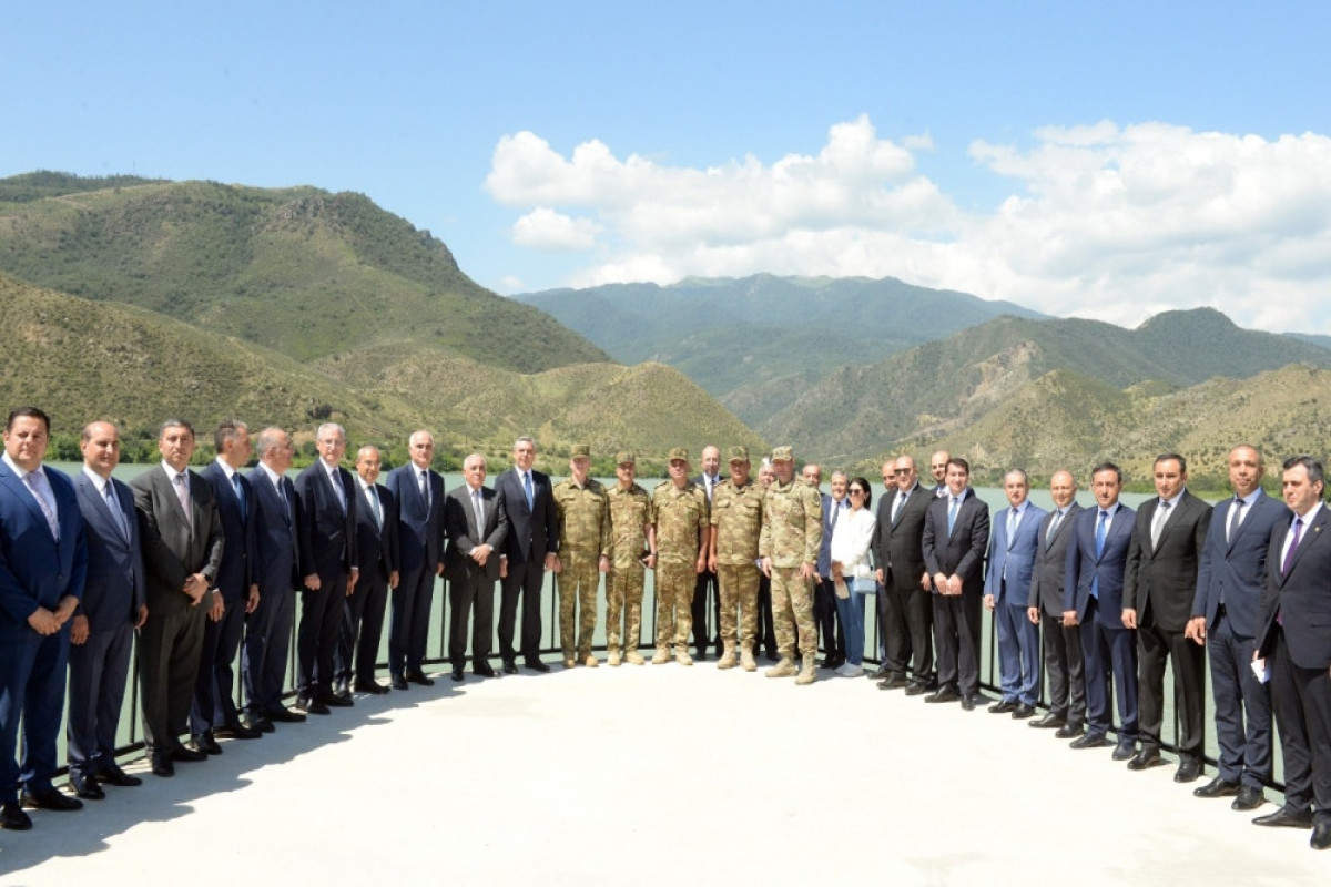 Azerbaijan's PM and head of Presidential Administration visits liberated territories from occupation-PHOTO 