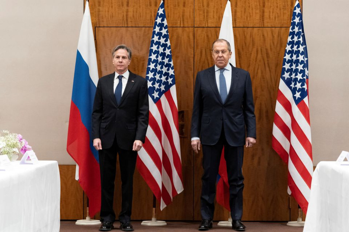 U.S. Secretary of State Antony Blinken and  Russian Foreign Minister Sergei Lavrov