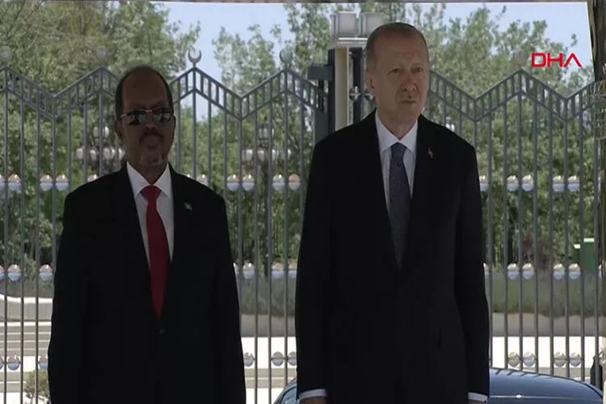 Erdogan meets with Somali President in Ankara