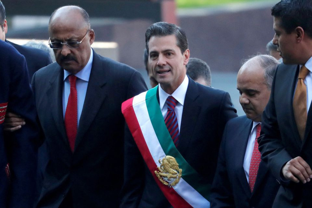 Mexico's outgoing President Enrique Pena Nieto