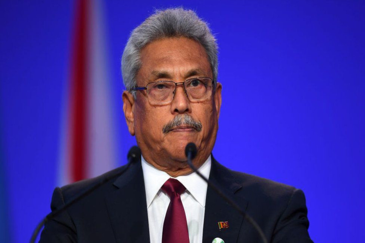 Sri Lanka's beleaguered President Gotabaya Rajapaksa