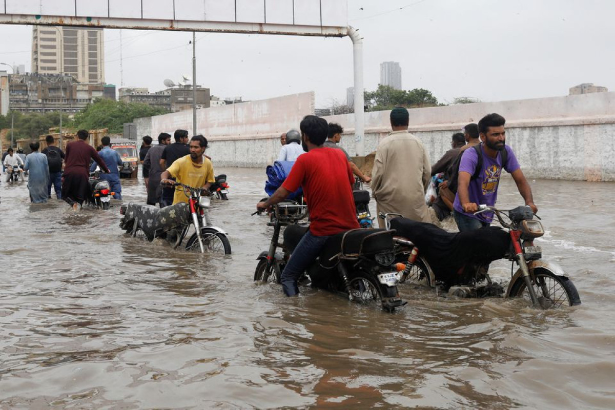 Pakistan's largest city flooded in latest bout of torrential rain
