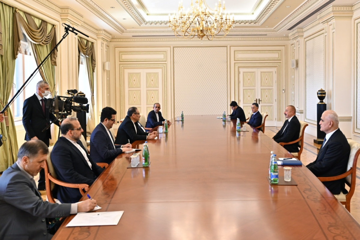 President Ilham Aliyev received Secretary of Iran's Supreme National Security Council