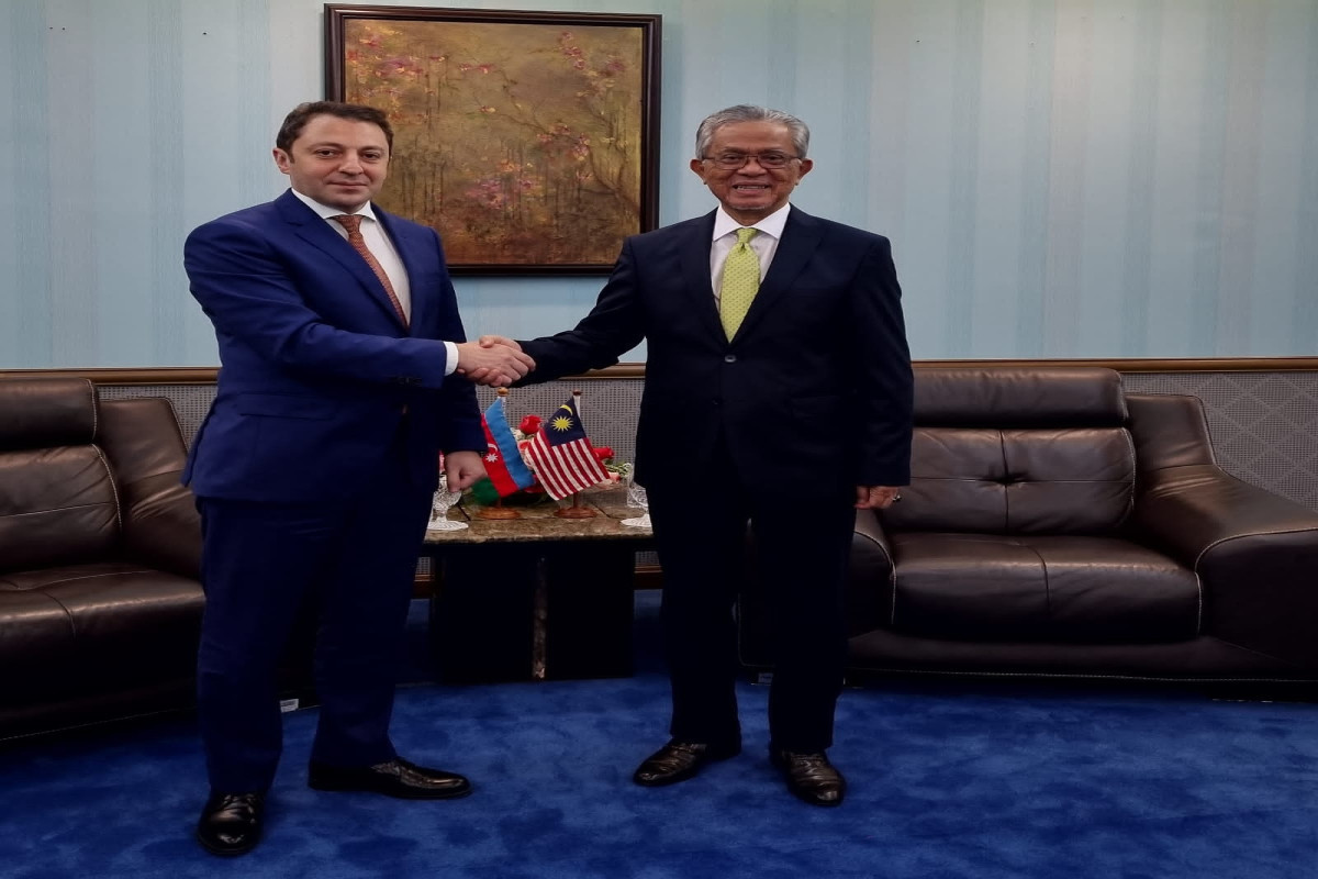 Elnur Mammadov and Datuk Kamarudin Jaffar 