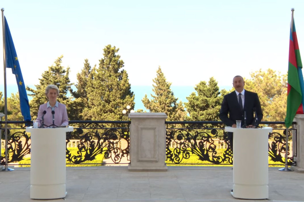Ursula von der Leyen and Ilham Aliyev