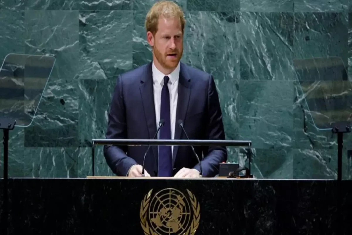 Prince Harry celebrates Mandela, urges climate action at U.N.