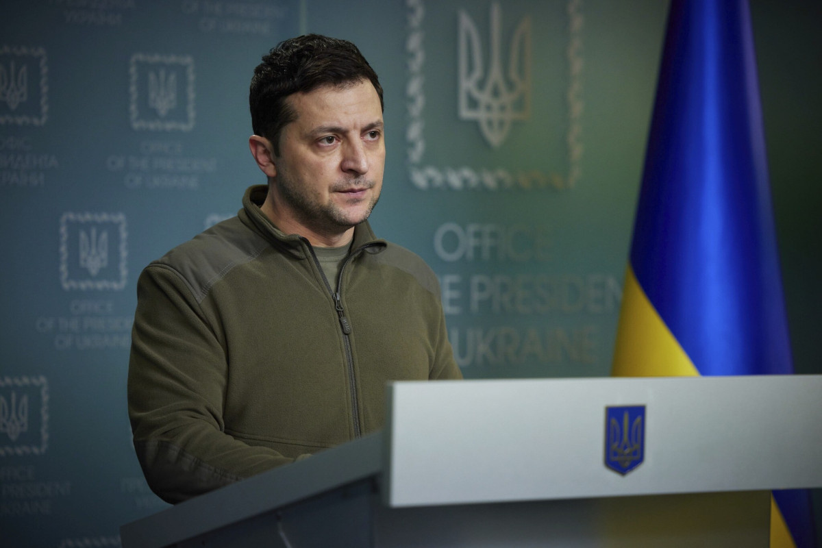Ukrainian President Volodymyr Zelensky