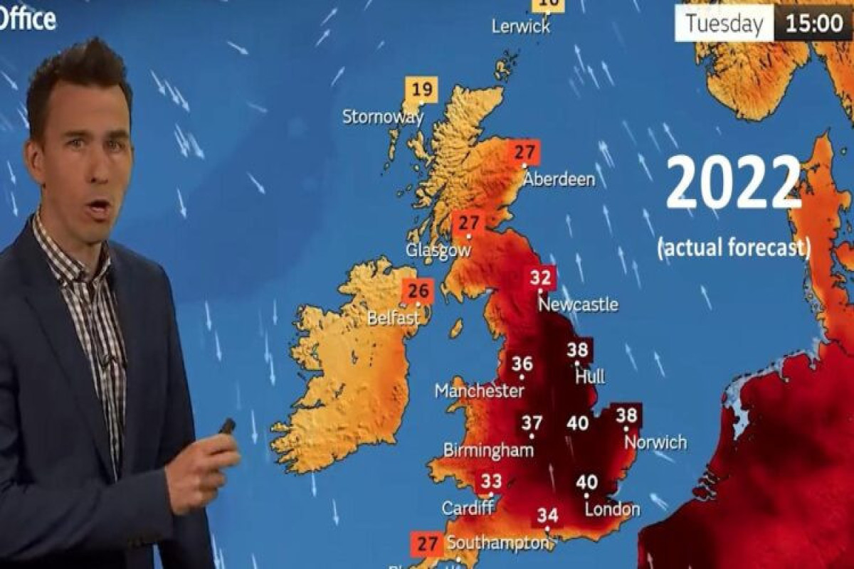 UK temperatures rising fast as over 40C predicted