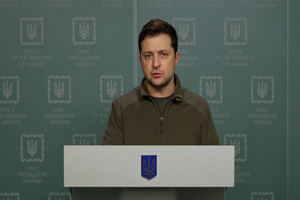 Ukrainian  President Volodymyr Zelensky