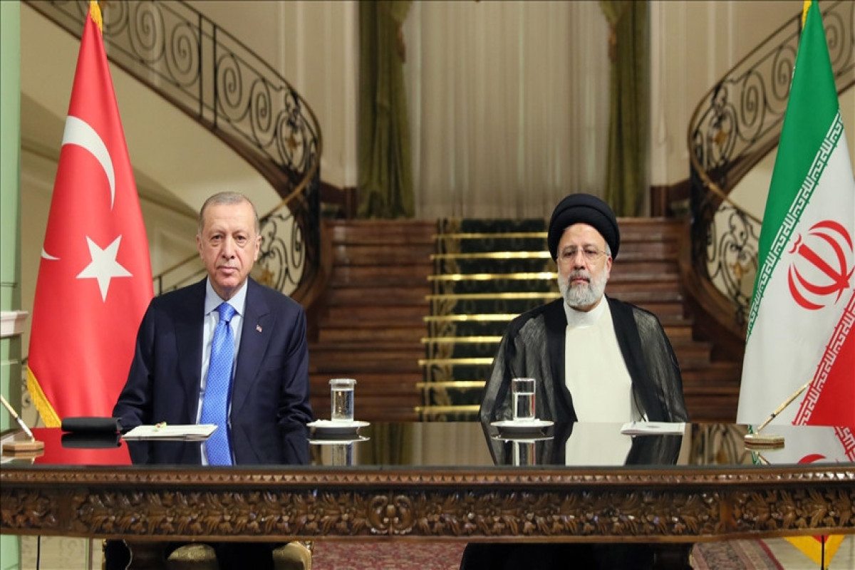 Recep Tayyip Erdogan, President of Turkiye and Iranian President Ebrahim Raisi