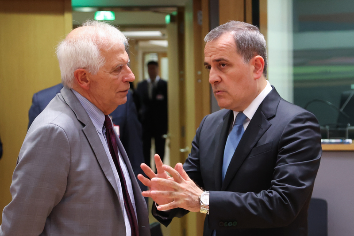 Joseph Borrell and Jeyhun Bayramov