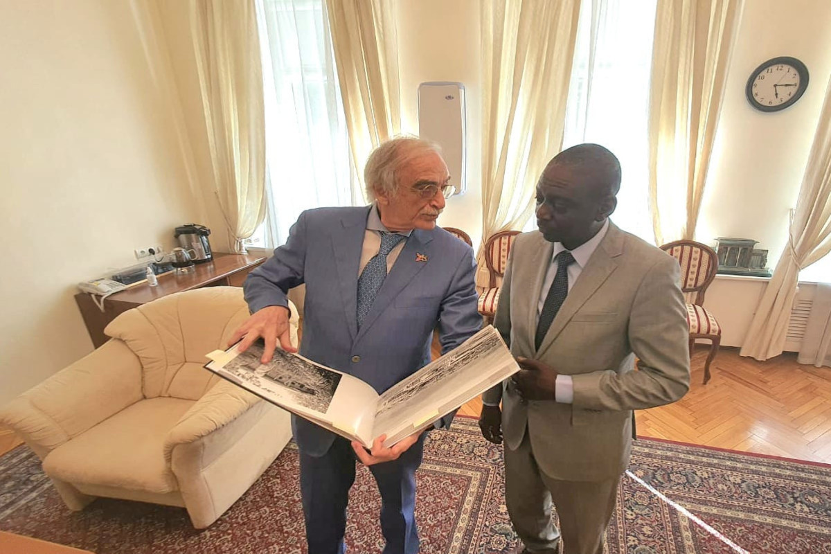 Polad Bulbuloglu meets with Sudan's ambassador